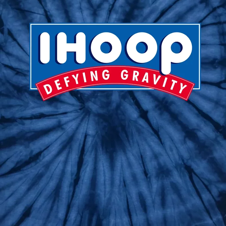 Ihoop I Hoop Defying Gravity Basketball & Basketballer Tie-Dye T-Shirt