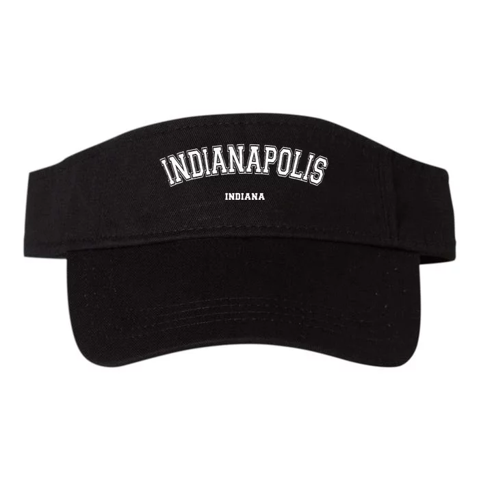 Indianapolis Indiana Valucap Bio-Washed Visor