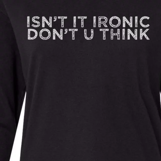 IsnT It Ironic Womens Cotton Relaxed Long Sleeve T-Shirt