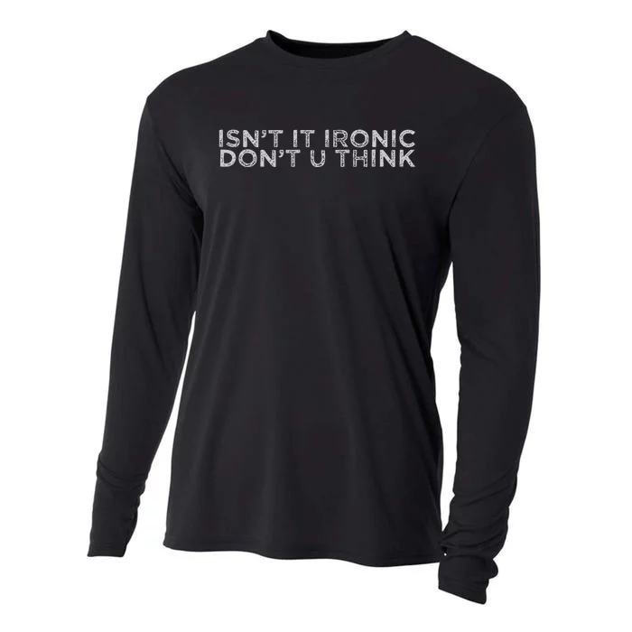 IsnT It Ironic Cooling Performance Long Sleeve Crew