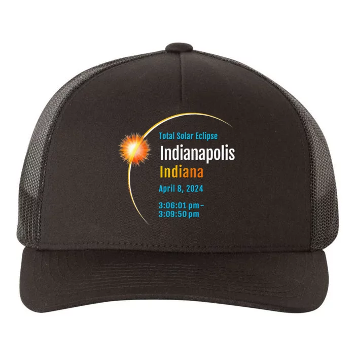 Indianapolis Indiana IN Total Solar Eclipse 2024 1 Yupoong Adult 5-Panel Trucker Hat