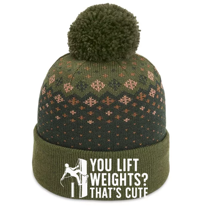 Ironworker Ironwork Ironworkers The Baniff Cuffed Pom Beanie