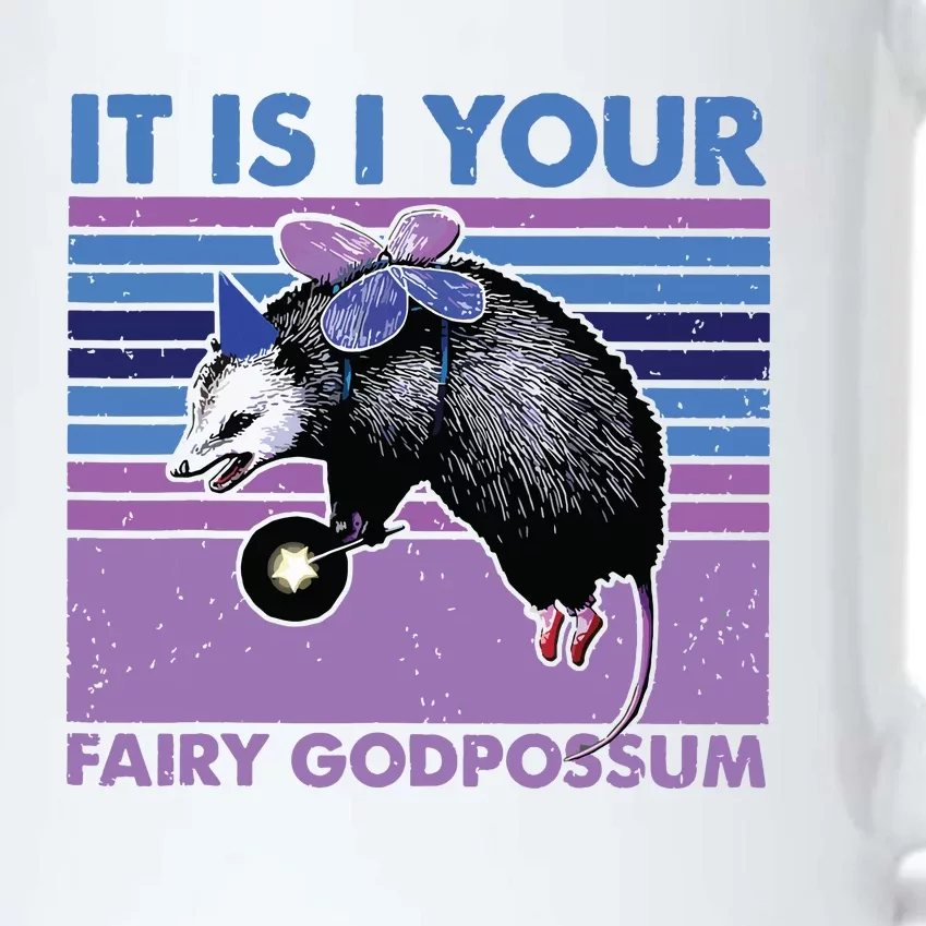 It Is I Your Fairy Godpossum Retro Opossum Lover Black Color Changing Mug