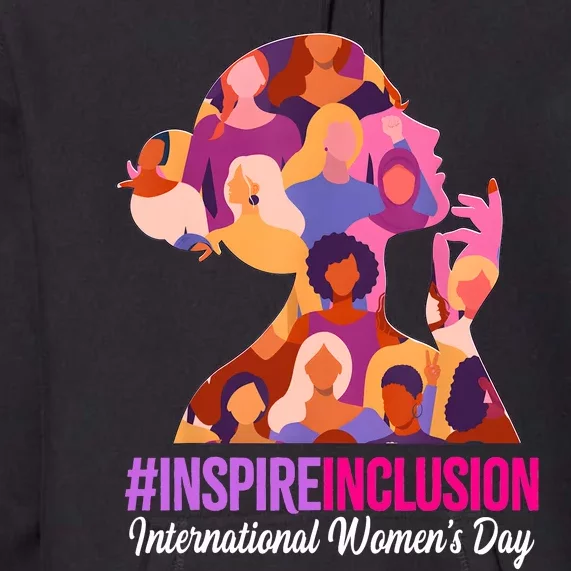 Inspire Inclusion International Women Day 2024 Premium Hoodie