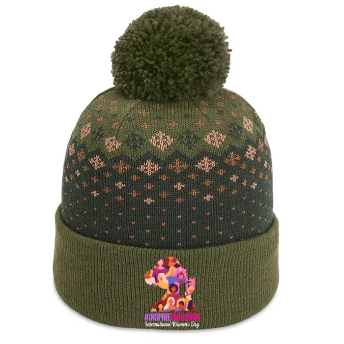 Inspire Inclusion International Women Day 2024 The Baniff Cuffed Pom Beanie