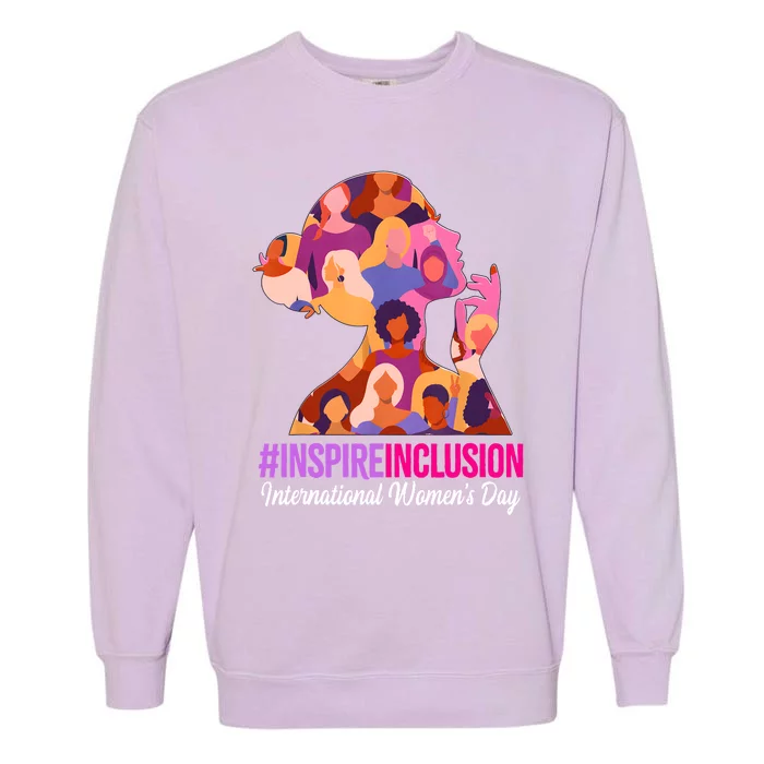 Inspire Inclusion International Women Day 2024 Garment-Dyed Sweatshirt