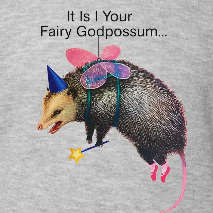 It Is I Your Fairy Godpossum Funny Design Toddler Sweatshirt