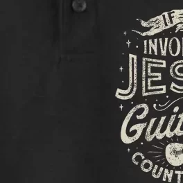 If It Involves Jesus And Guitars Guitarist Christian Music Dry Zone Grid Performance Polo