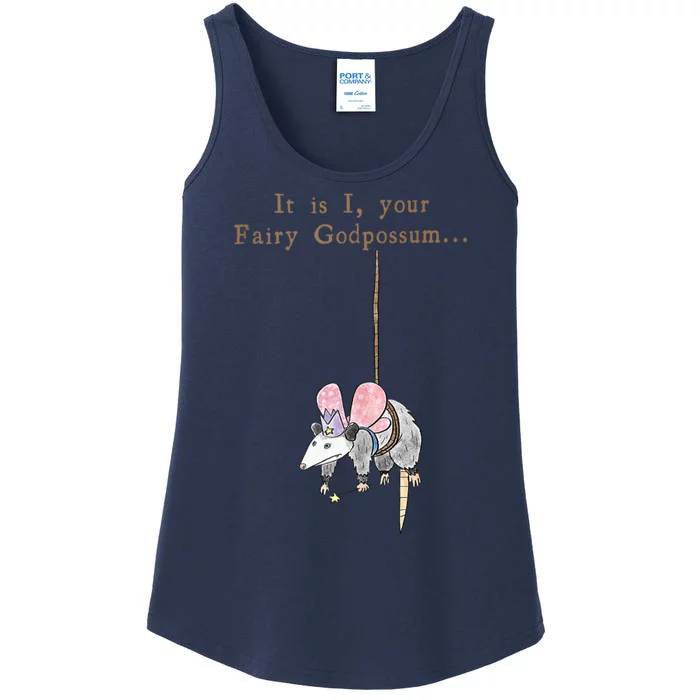 It Is I Your Fairy Godpossum Ladies Essential Tank