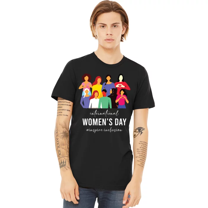 Inspire Inclusion International Women Day 2024 For Women Premium T-Shirt