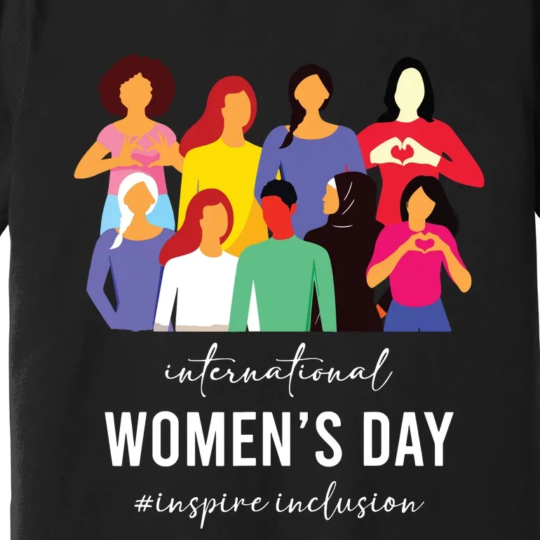 Inspire Inclusion International Women Day 2024 For Women Premium T-Shirt