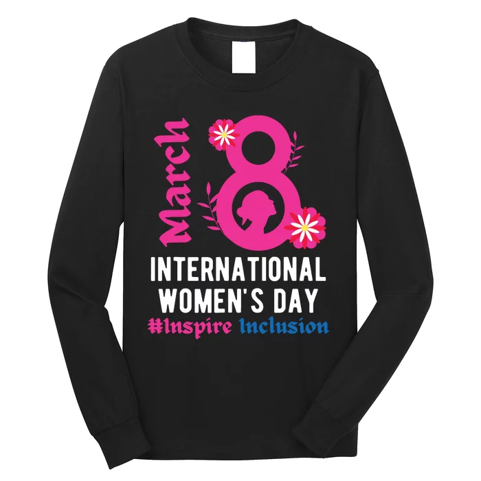 Inspire Inclusion International Women Day 2024 March 8 2024 Long Sleeve Shirt