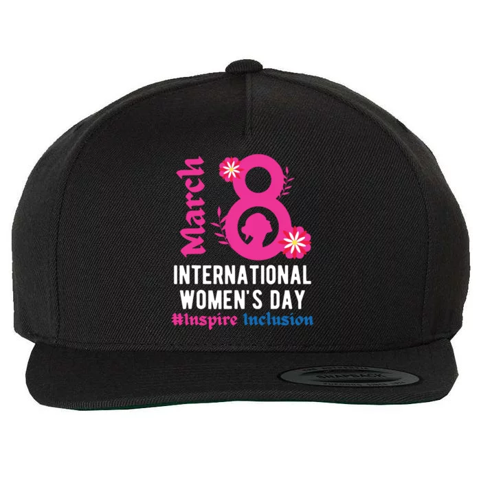 Inspire Inclusion International Women Day 2024 March 8 2024 Wool Snapback Cap