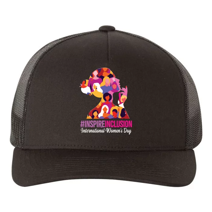 Inspire Inclusion International Women Day 2024 Yupoong Adult 5-Panel Trucker Hat