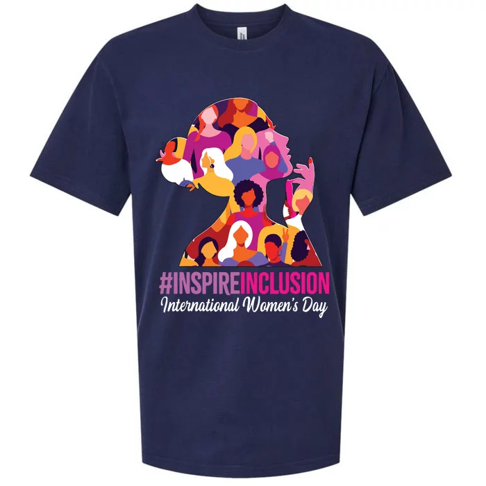 Inspire Inclusion International Women Day 2024 Sueded Cloud Jersey T-Shirt