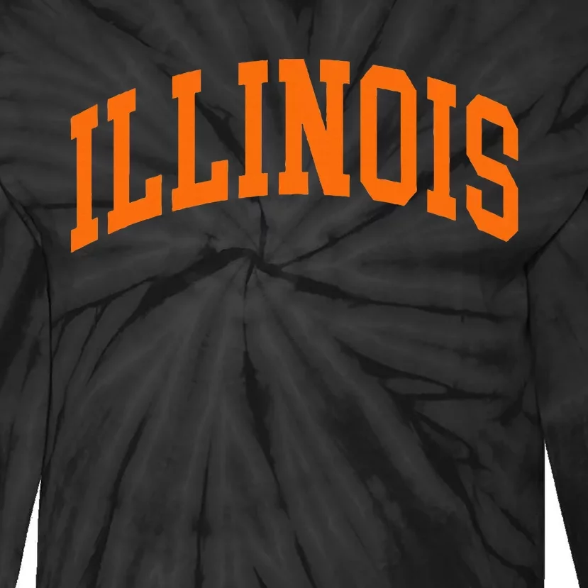 Illinois Il Tie-Dye Long Sleeve Shirt