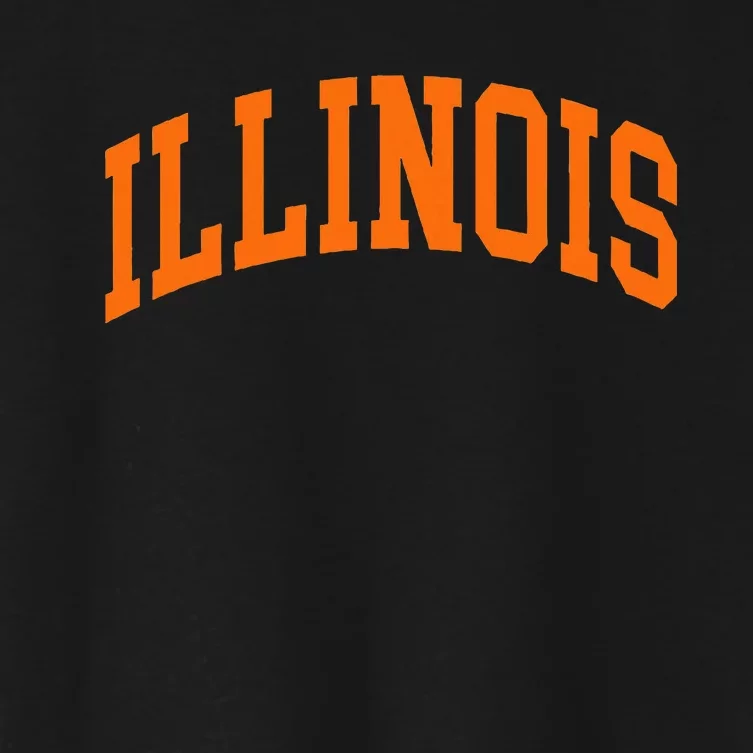 Illinois Il Women's Crop Top Tee