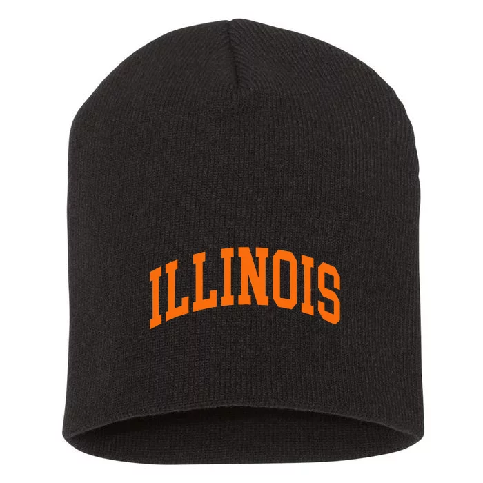 Illinois Il Short Acrylic Beanie