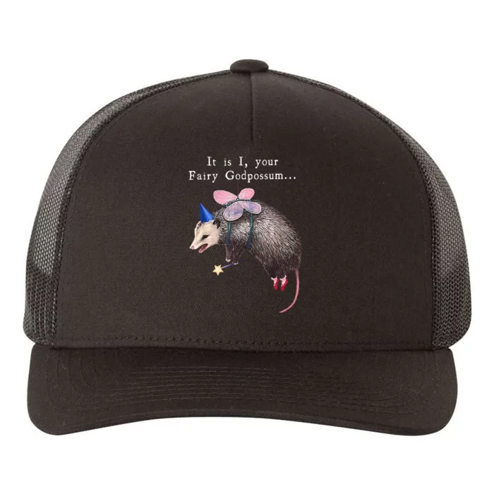 It Is I Your Fairy Godpossum Yupoong Adult 5-Panel Trucker Hat