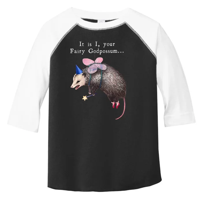 It Is I Your Fairy Godpossum Toddler Fine Jersey T-Shirt