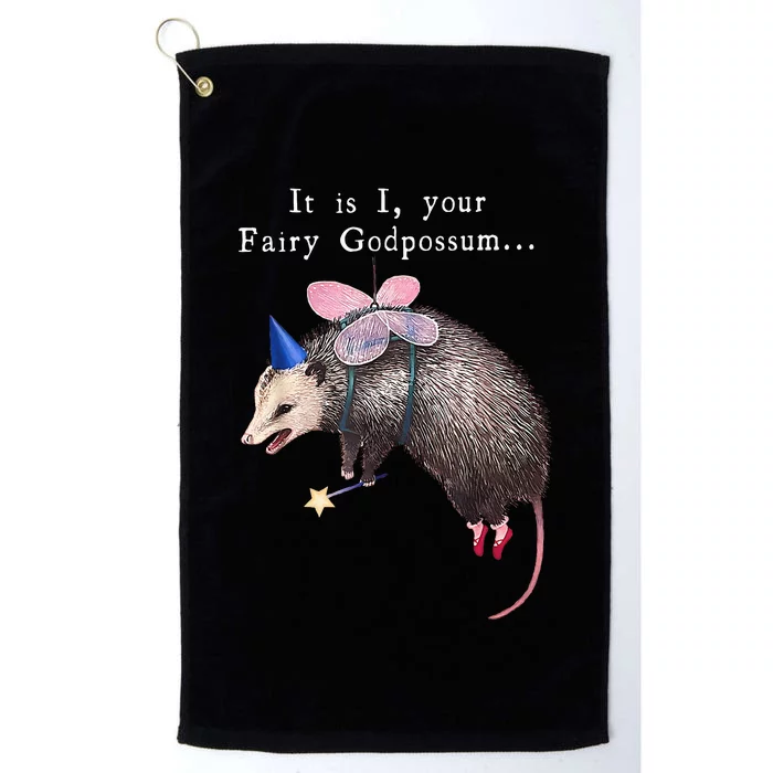 It Is I Your Fairy Godpossum Platinum Collection Golf Towel