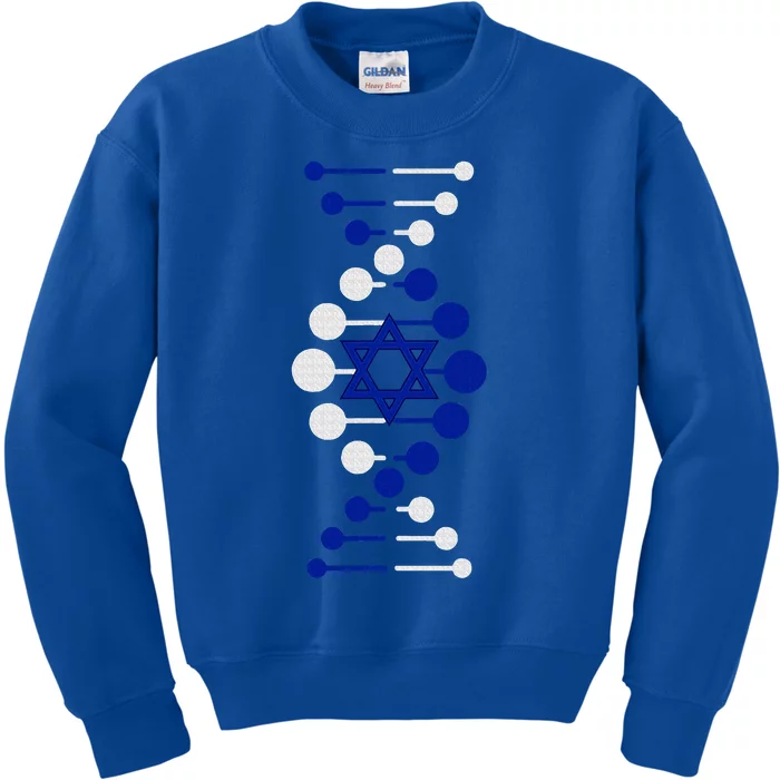 Israel, It's In My DNA Star of David Am Yisrael Chai Kids Sweatshirt