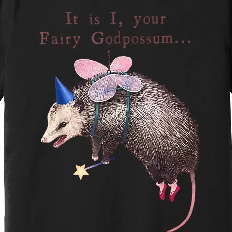 It Is I Your Fairy Godpossum Premium T-Shirt