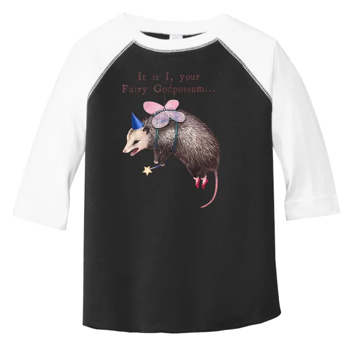 It Is I Your Fairy Godpossum Toddler Fine Jersey T-Shirt