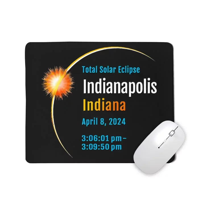 Indianapolis Indiana IN Total Solar Eclipse 2024 1 Mousepad