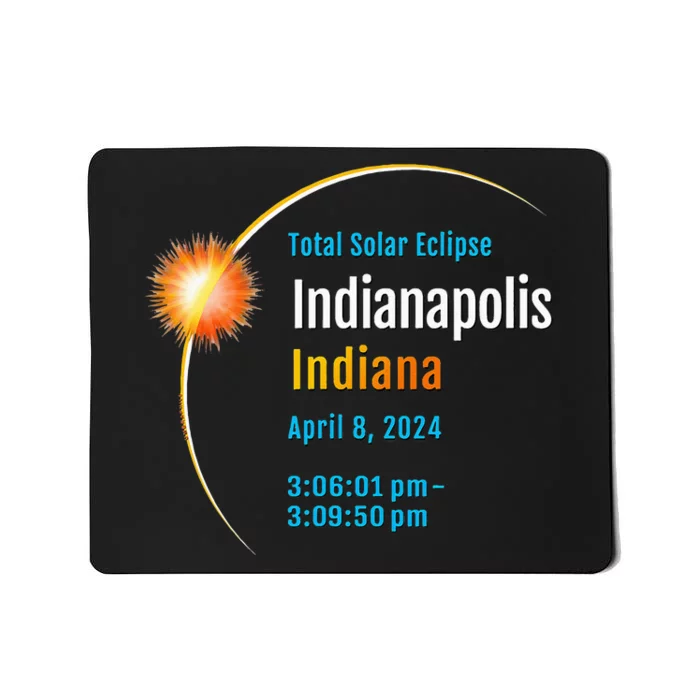 Indianapolis Indiana IN Total Solar Eclipse 2024 1 Mousepad