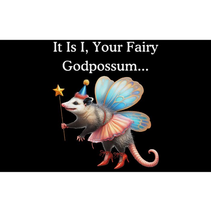 It Is I Your Fairy Godpossum Bumper Sticker