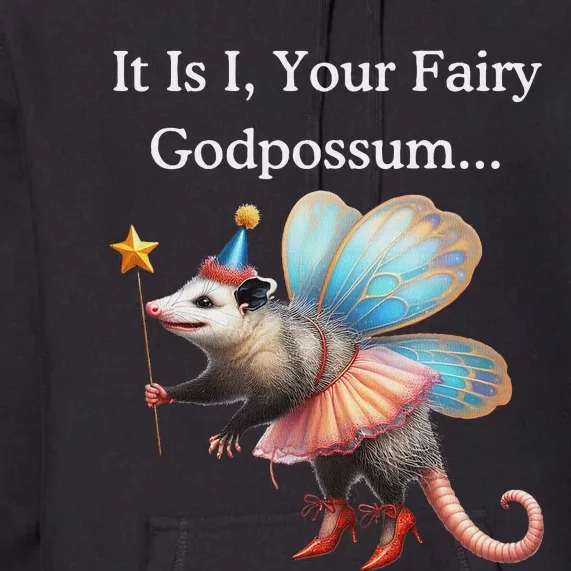 It Is I Your Fairy Godpossum Premium Hoodie