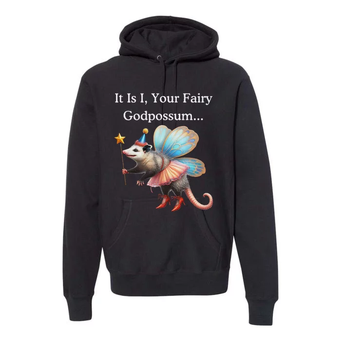 It Is I Your Fairy Godpossum Premium Hoodie