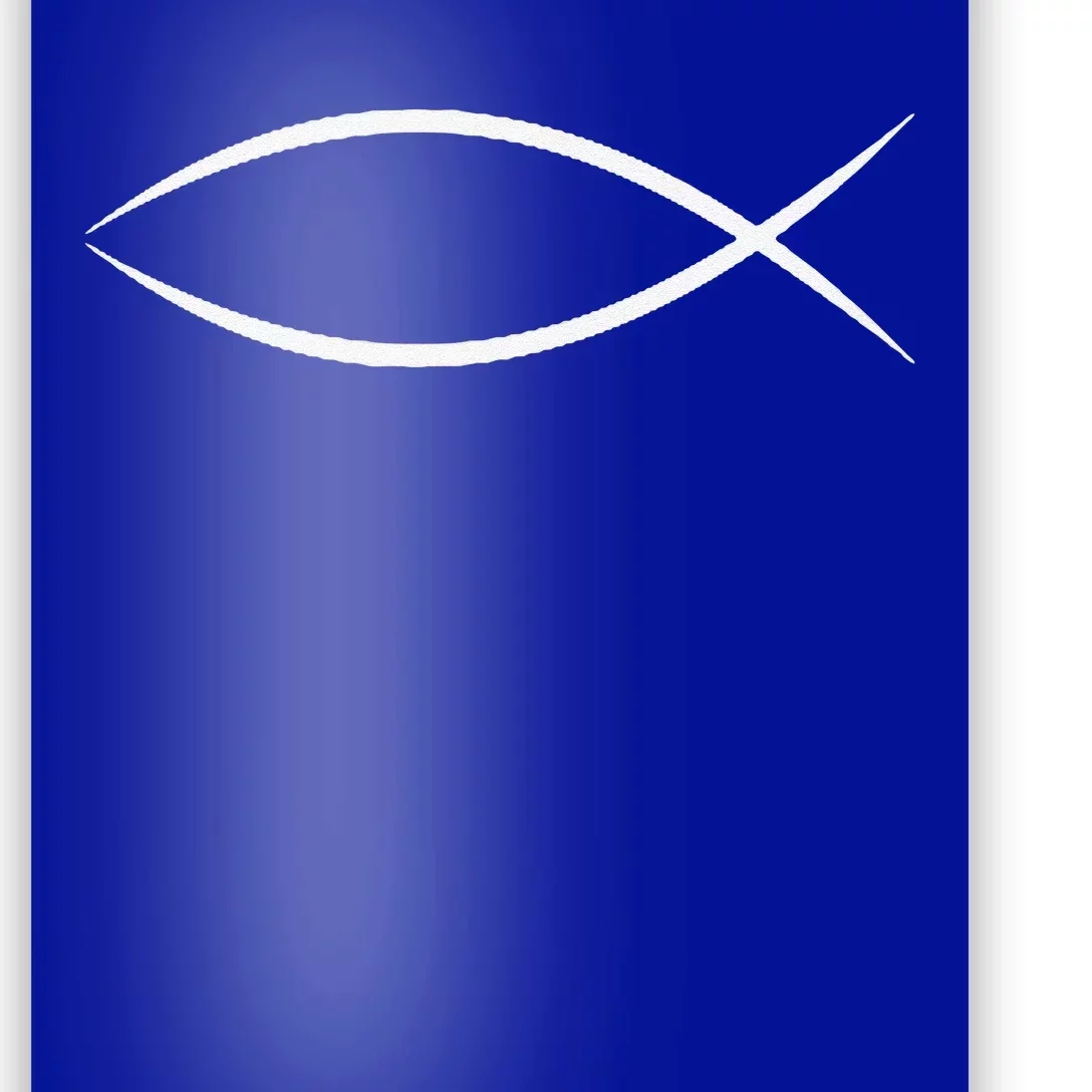 ICHTHYS ICHTHUS JESUS FISH CHRISTIAN SYMBOL Poster