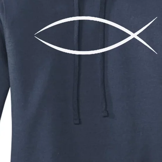 ICHTHYS ICHTHUS JESUS FISH CHRISTIAN SYMBOL Women's Pullover Hoodie