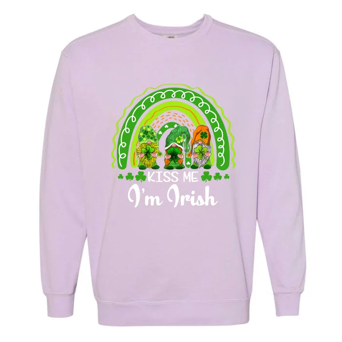 I'm Irish Lucky Rainbow St. Patrick's Day Garment-Dyed Sweatshirt