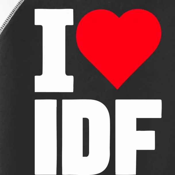 Israelheart I Love Idf Toddler Fine Jersey T-Shirt