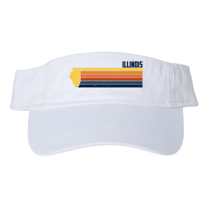 Retro Vintage Illinois Valucap Bio-Washed Visor