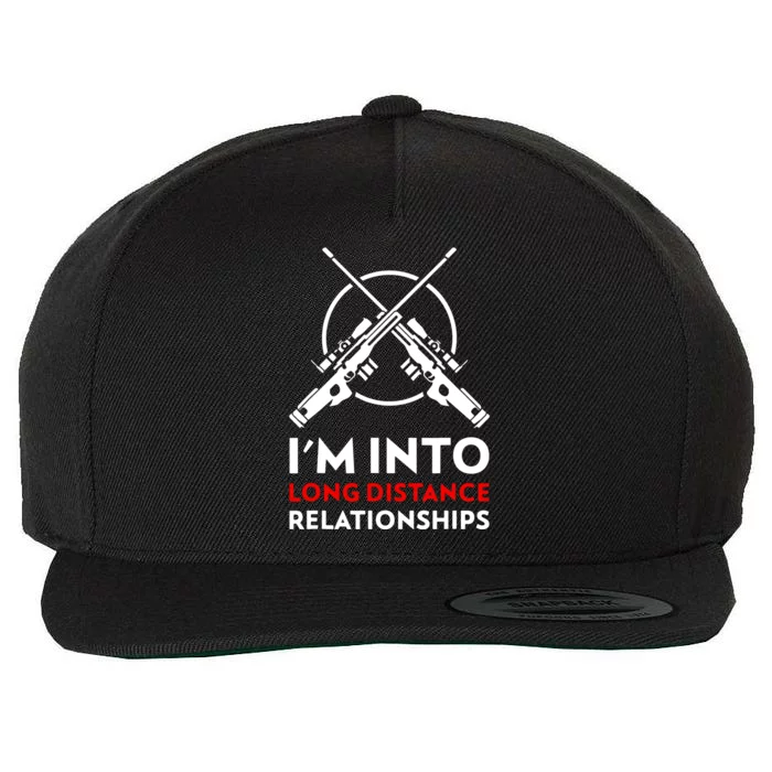 IM Into Long Distance Relationship Wool Snapback Cap