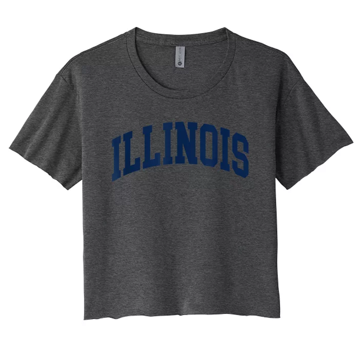 Illinois Women's Crop Top Tee