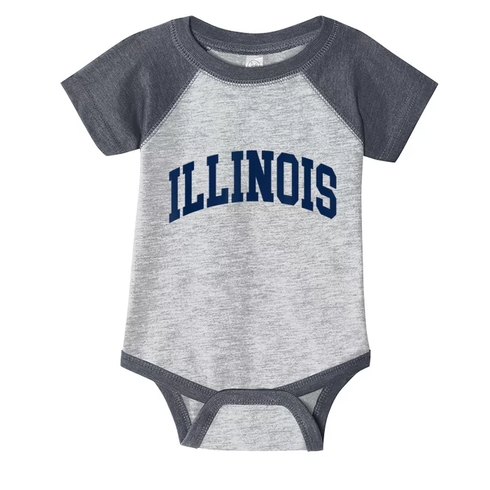 Illinois Infant Baby Jersey Bodysuit