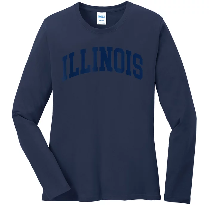 Illinois Ladies Long Sleeve Shirt