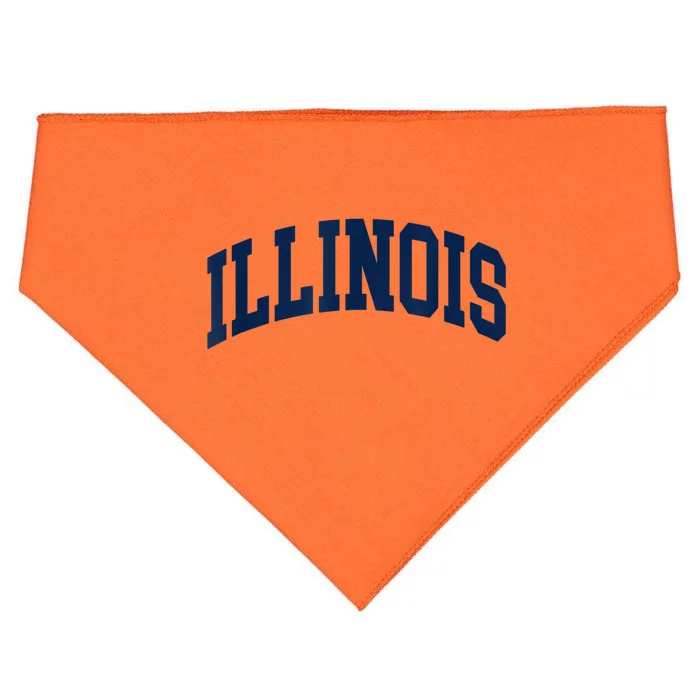 Illinois USA-Made Doggie Bandana