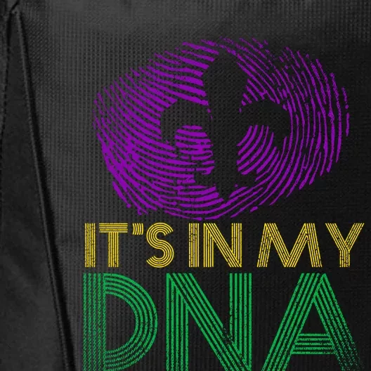 Its In My Dna Fingerprint Masquerade Costume Mardi Gras Cute Gift City Backpack