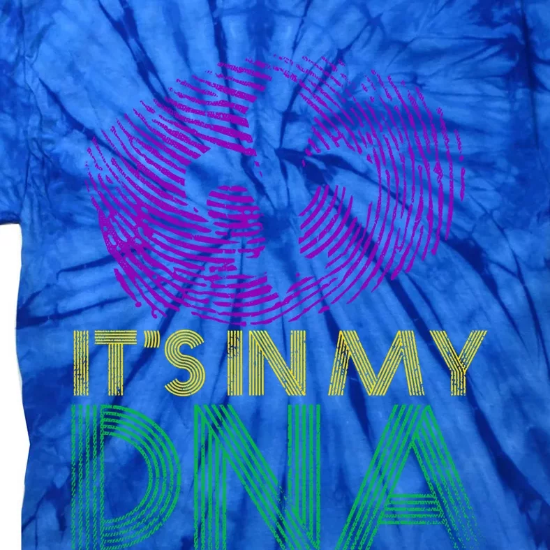 Its In My Dna Fingerprint Masquerade Costume Mardi Gras Cute Gift Tie-Dye T-Shirt