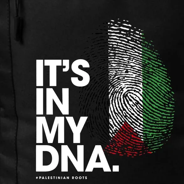 Its In My Dna Palestine Flag Palestinian Roots Daily Commute Backpack