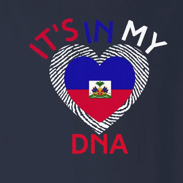 ItS In My Dna Haiti Flag Haitian Life Pride Haiti Patriotic Toddler Long Sleeve Shirt