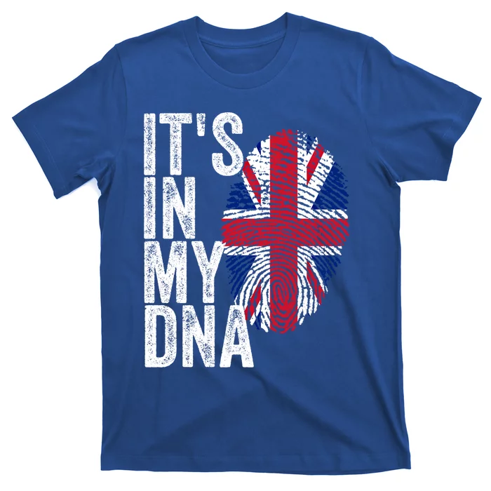 It's In My Dna England Union Jack Flag Christmas Gift Meaningful Gift T-Shirt