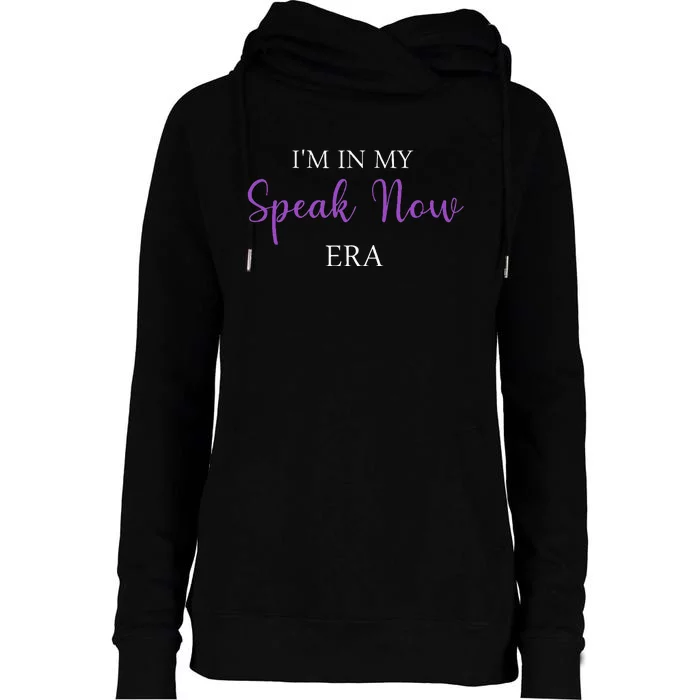 Im In My Speak Now Era Womens Funnel Neck Pullover Hood