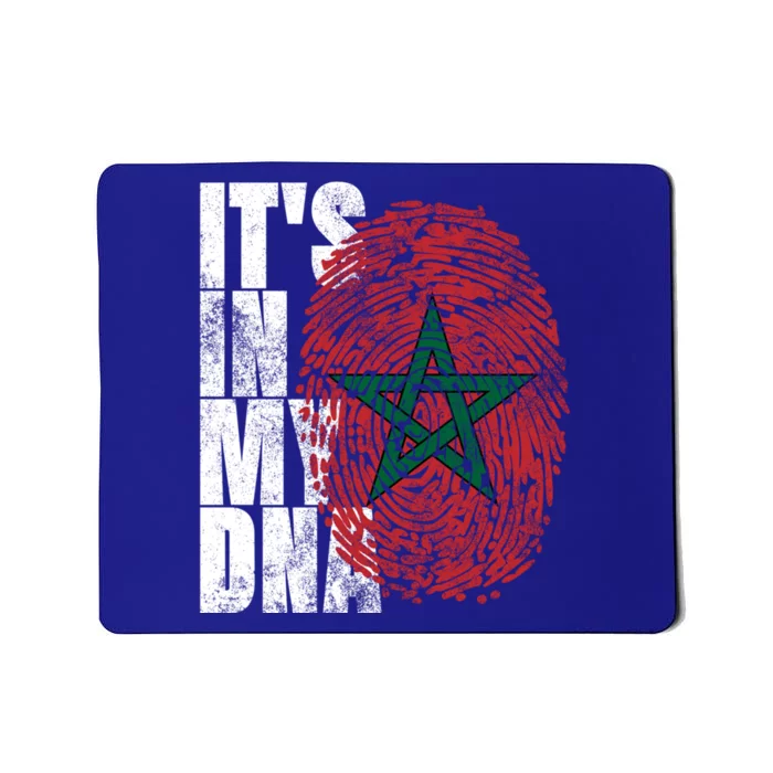 Its In My Dna Moroccan African Funny Gift Moorish Morocco Flag Gift Mousepad